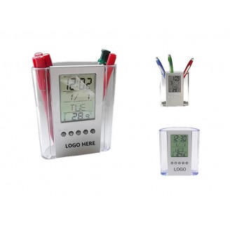 Electric Calendar Pen Holder
