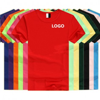 Solid Color Blank Advertising T-shirt Solid Color Blank Advertising T-shirt