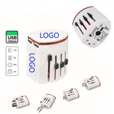 Universal Travel Adapter With Dual USB Charging Ports Universal Travel Adapter With Dual USB Charging Ports