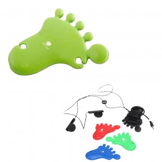 Foot Shaped Earbud Organizer PVC Foot Shaped Earbud Organizer PVC