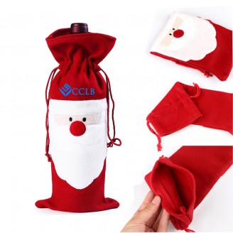 Santa Claus Decorative Wine Bags Santa Claus Decorative Wine Bags