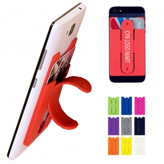 Silicone Phone Wallet w/ Built-In Stand Silicone Phone Wallet w/ Built-In Stand