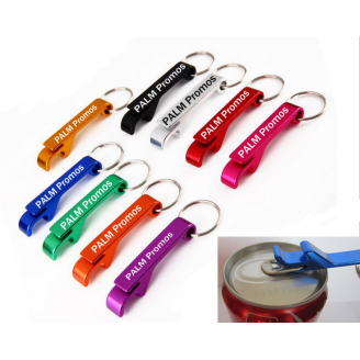 Aluminium Bottle Opener Keyring