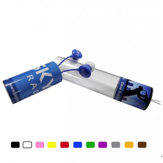 Candy Color Earbuds In Round PVC Case Candy Color Earbuds In Round PVC Case