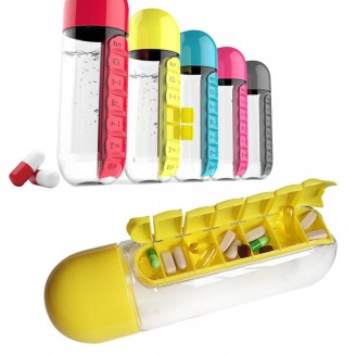 Pill&Vitamin Organizer Water Bottle Pill&Vitamin Organizer Water Bottle