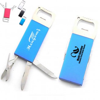 Multi-function Stainless Steel Bottle Opener With Key Chain Multi-function Stainless Steel Bottle Opener With Key Chain