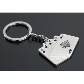 Good Luck Poker playing cards Key Chain Good Luck Poker playing cards Key Chain
