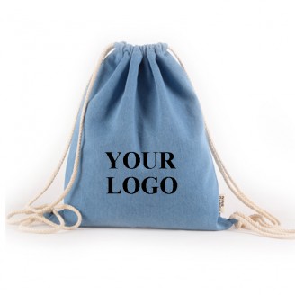 Cotton Canvas Drawstring Backpack