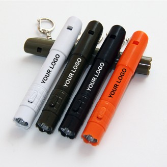 Ballpoint Pen With Whistle And LED Light