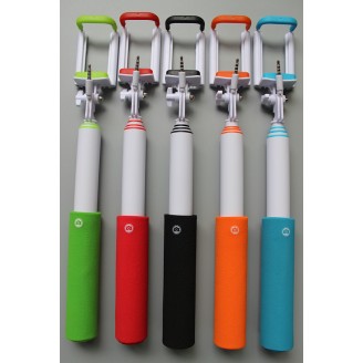 Mini wired Retractable selfie stick monopod