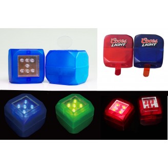 LED Light Up Dice w/7 Red LEDs