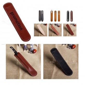Leather Pen Case Pen Bag