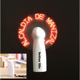Pre-Programmed LED Message Fan