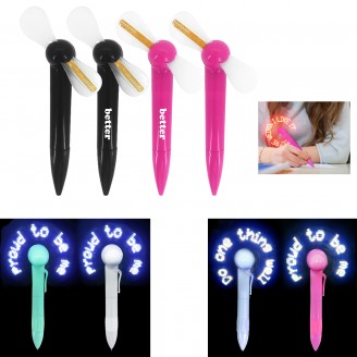 2 in 1 Mini Led Fan Pen With Message 2 in 1 Mini Led Fan Pen With Message