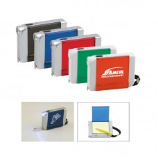 Tape measure and LED flashlight with Netbook