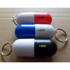 Pill/Drug Box Case Storage Dispenser Holder Organizer With Keychains
