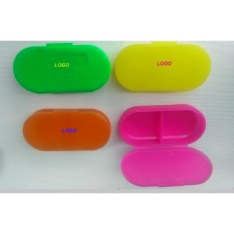 2 Slots Pill/Drug Box Case Storage Dispenser Holder Organizer 2 Slots Pill/Drug Box Case Storage Dispenser Holder Organizer