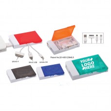 USB charging cable in case USB charging cable in case