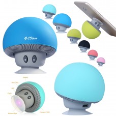 Mushroom Bluetooth Wireless Speaker with Suction Cup
