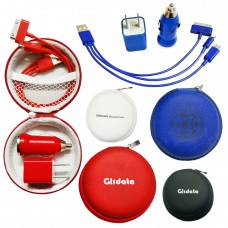 Charging Sets With Zipper Round Pouch Charging Sets With Zipper Round Pouch