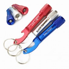 LED Flashlight With Bottle Opener And Key Chain