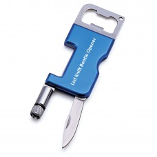 3-In-1 Flashlight With Pocket Knife And LED Light 3-In-1 Flashlight With Pocket Knife And LED Light