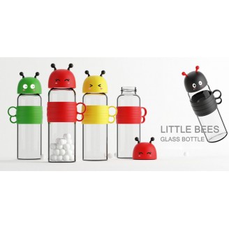 Little Bees Glass Bottle Little Bees Glass Bottle