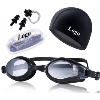 Waterproof Swimming Cap and Swim Glasses Waterproof Swimming Cap and Swim Glasses