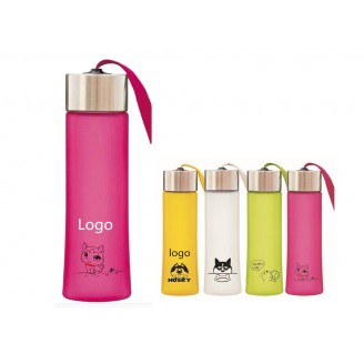 Colorful frosted portable sports cup