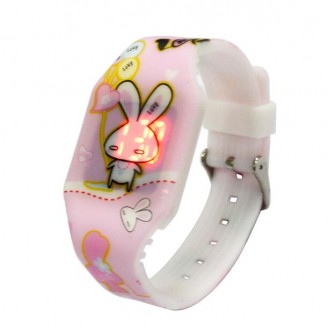 Silicone LED electronic slap watch