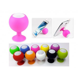 Mini bluetooth speaker with suction cup