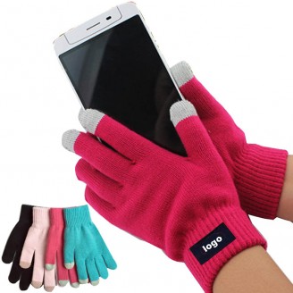 Solid Color Touch Screen Gloves